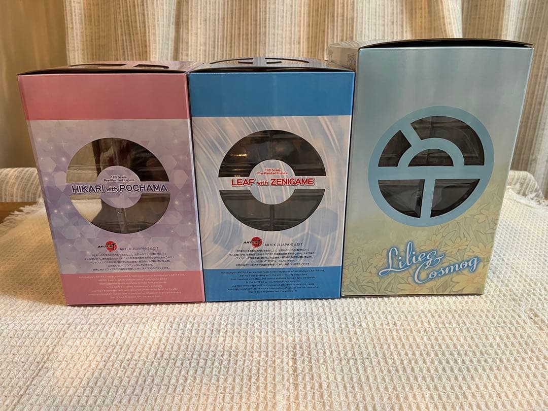 ARTFX J ポケットモンスター　リーフ withゼニガメ　ヒカリ　リーリエ