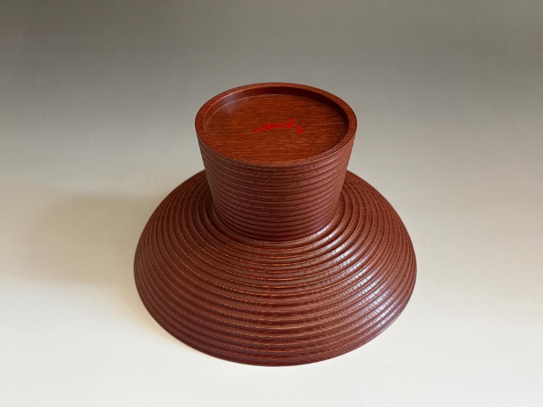 駒沢利斎　碌々斎好　独楽菓子器　即中斎書付　茶道具　表千家