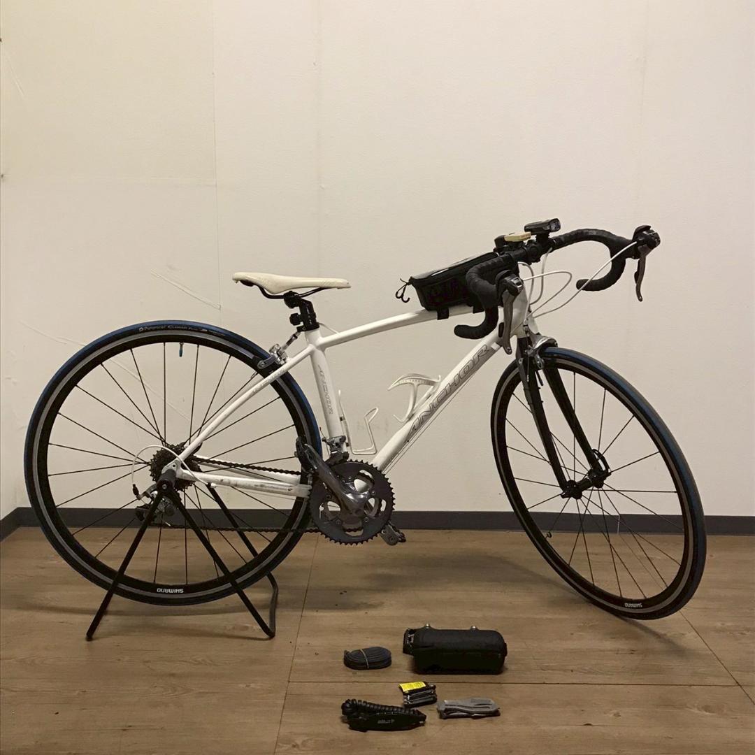 福岡 ブリヂストン ANCHOR RFA5？ ホワイト ロードバイク