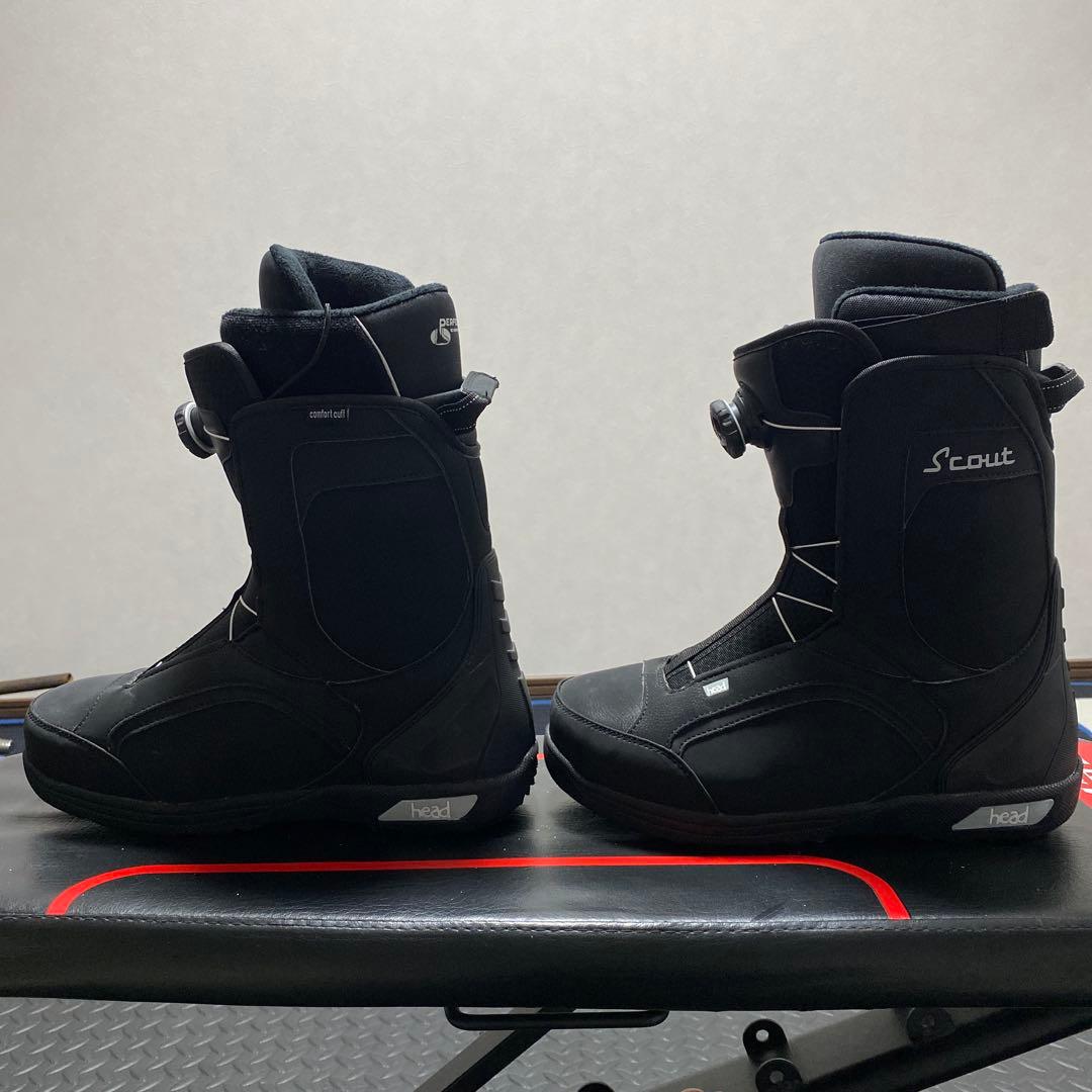 超美品！　22-23 head Scout 28cm スノーボード　ブーツ 黒