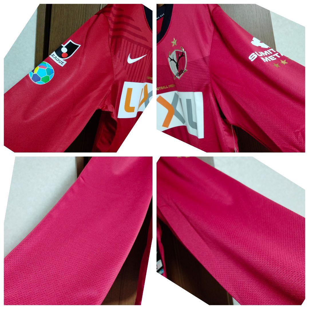 ナイキ 鹿島アントラーズ 長袖ユニフォーム 2011ホーム M 紙タグ付き