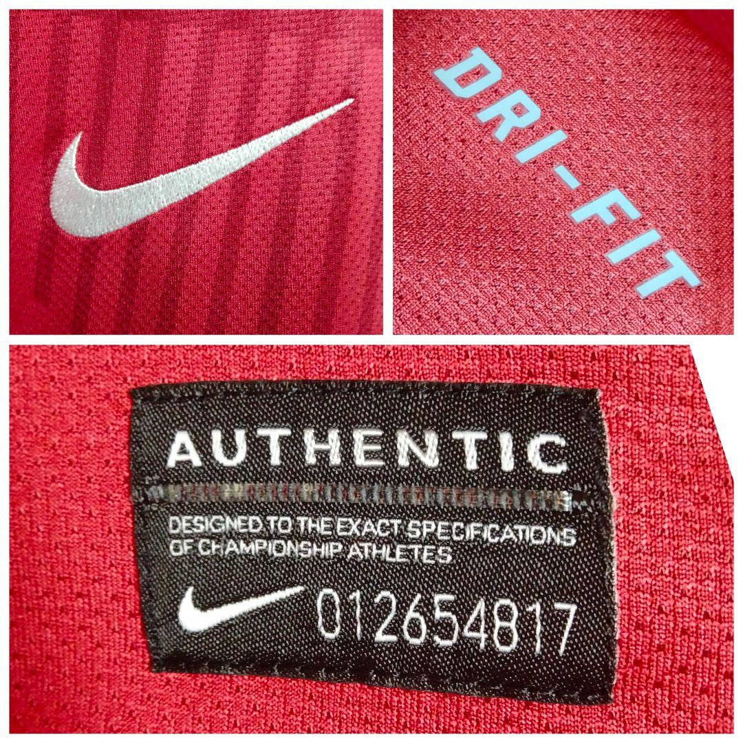 ナイキ 鹿島アントラーズ 長袖ユニフォーム 2011ホーム M 紙タグ付き