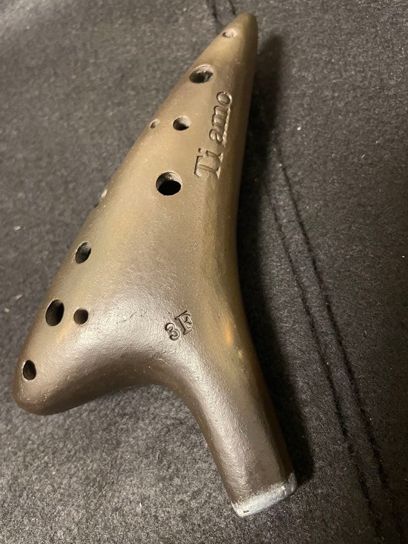 ティアーモオカリナ 黒陶 SF管