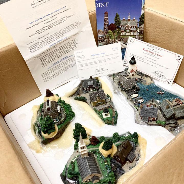 ダンバリーミント 海辺の街並み Fisherman's Cove ジオラマ