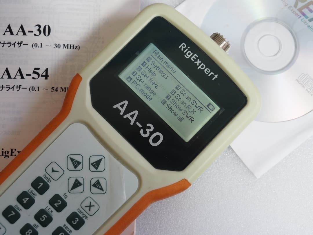 ■Rigexpert リグエキスパート AA-30 SWRアンテナアナライザー