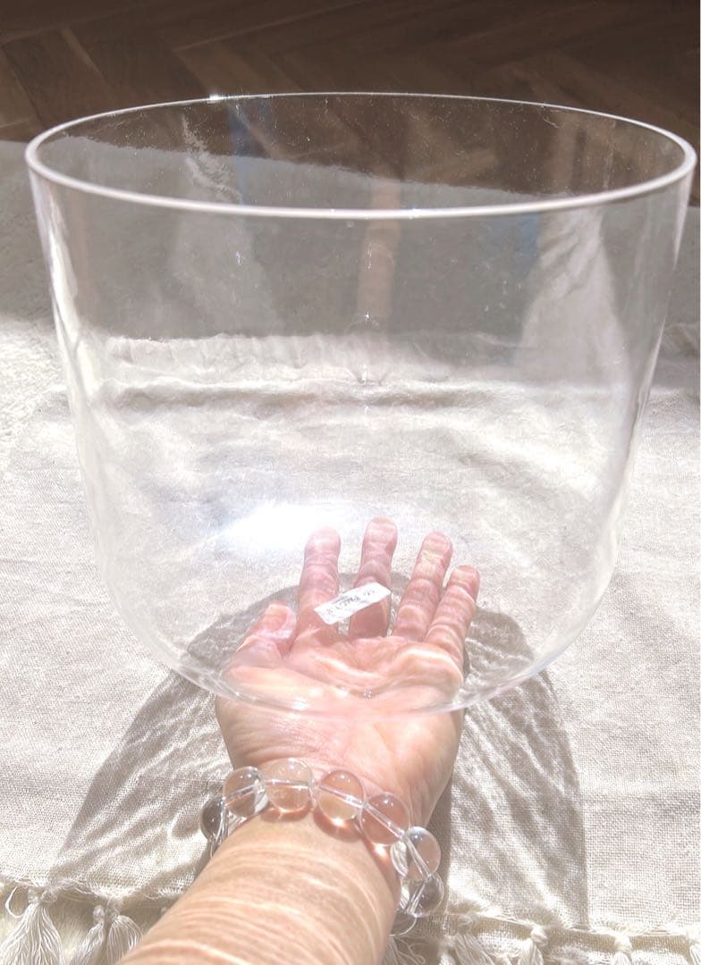 クリスタルボウル　8インチ LOW-B（低いシ）+25