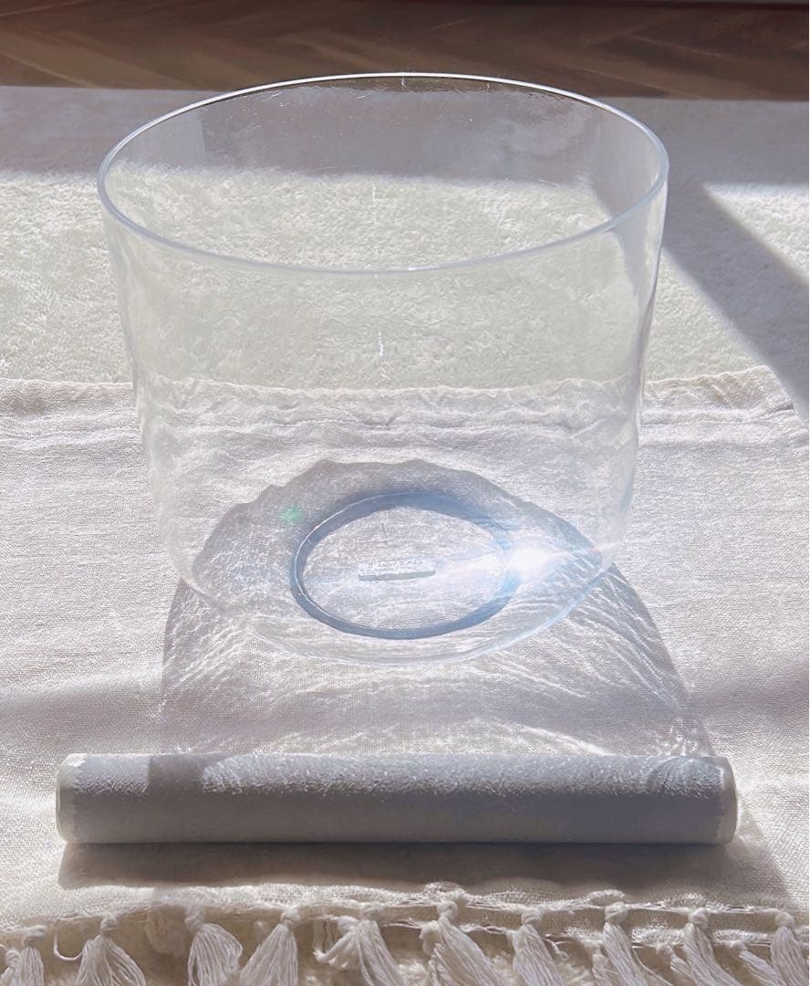 クリスタルボウル　8インチ LOW-B（低いシ）+25