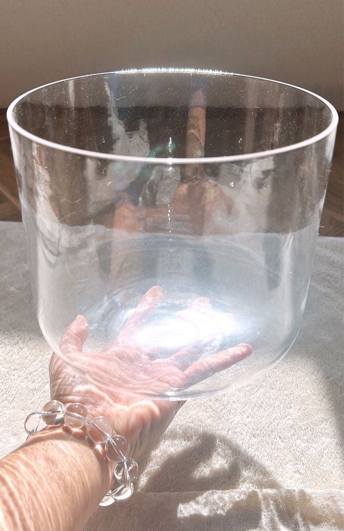 クリスタルボウル　8インチ LOW-B（低いシ）+25