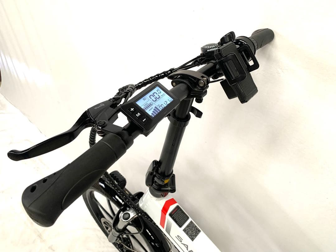 【即乘】送料無料 SAMEBIKEディスク式MTB折り畳み電動自転車 動作確認済