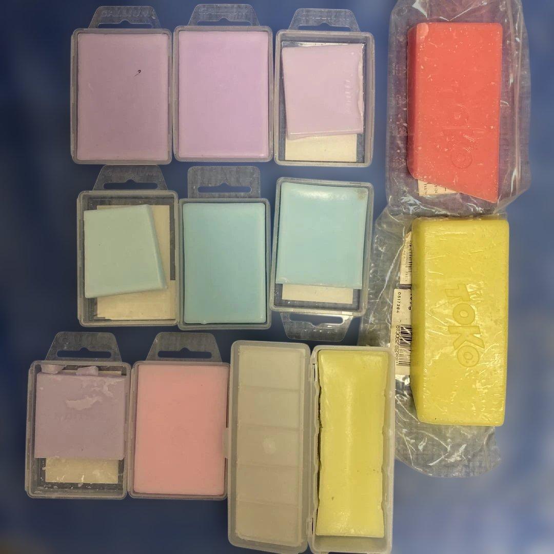 スキー ワックス スノボ　ガリウム　toko ピンク　ブルー　バイオレット