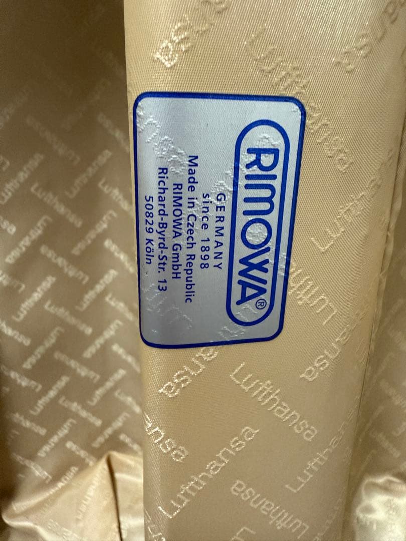 RIMOWAリモワLufthansaルフトハンザLIMBOリンボ45リットル