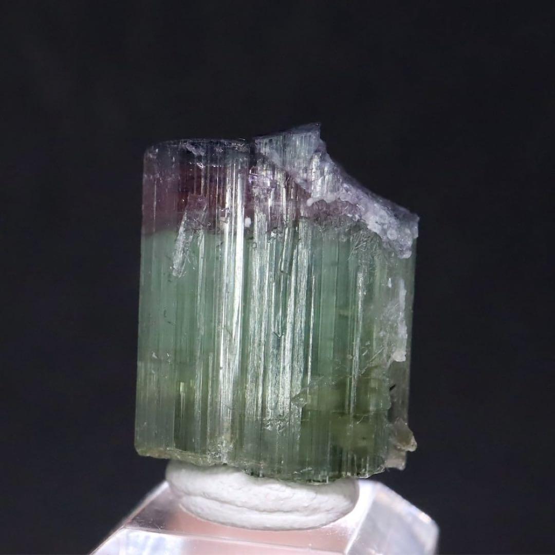 バイカラートルマリン 電気石 6.3g T745 天然石　原石　パワーストーン