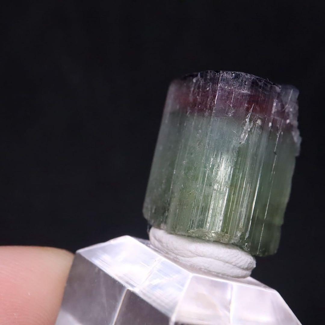 バイカラートルマリン 電気石 6.3g T745 天然石　原石　パワーストーン