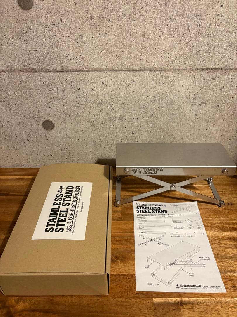 ブロックヘッドモータース　ステンレスRCカースタンド