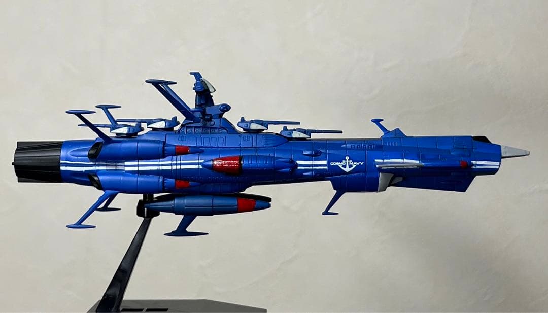 宇宙戦艦ヤマトプラモデル　メカコレ完成品　アンドロメダ級宇宙戦艦アルデバラン②