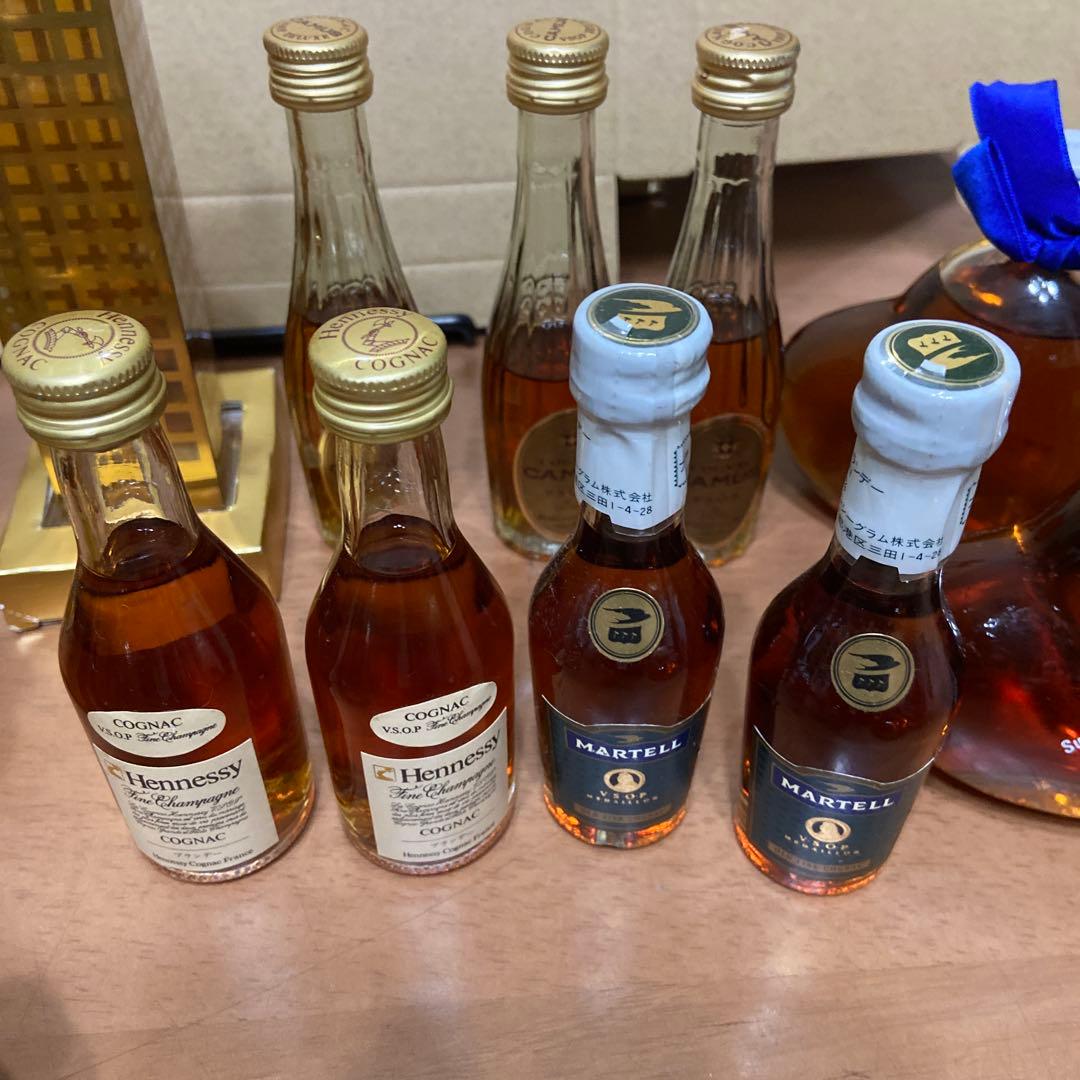 ミニボトルブランデー16本ウイスキー１５本
