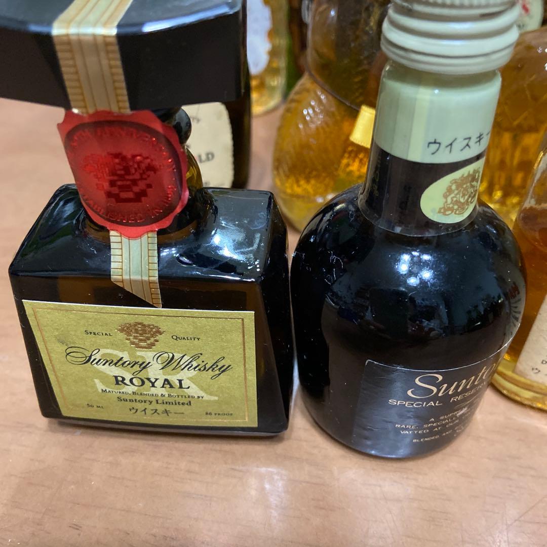 ミニボトルブランデー16本ウイスキー１５本