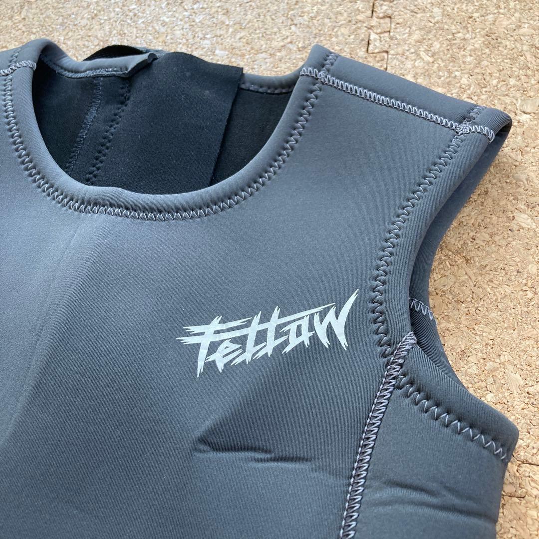 【未使用】FELLOW ウェットスーツ ロングジョン＆タッパー140KIDS 黒