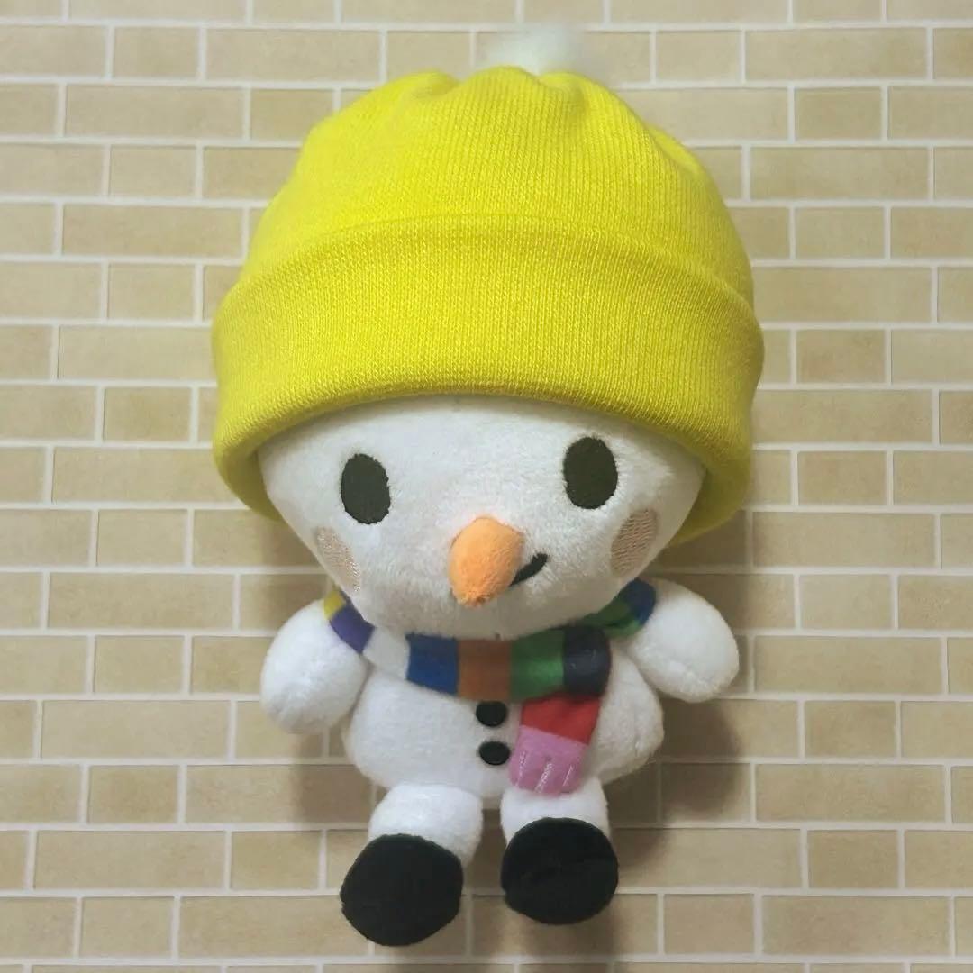 【ケンスケ】たまゆきキーホルダー　ニット帽　黄色　チェーン通し穴あり
