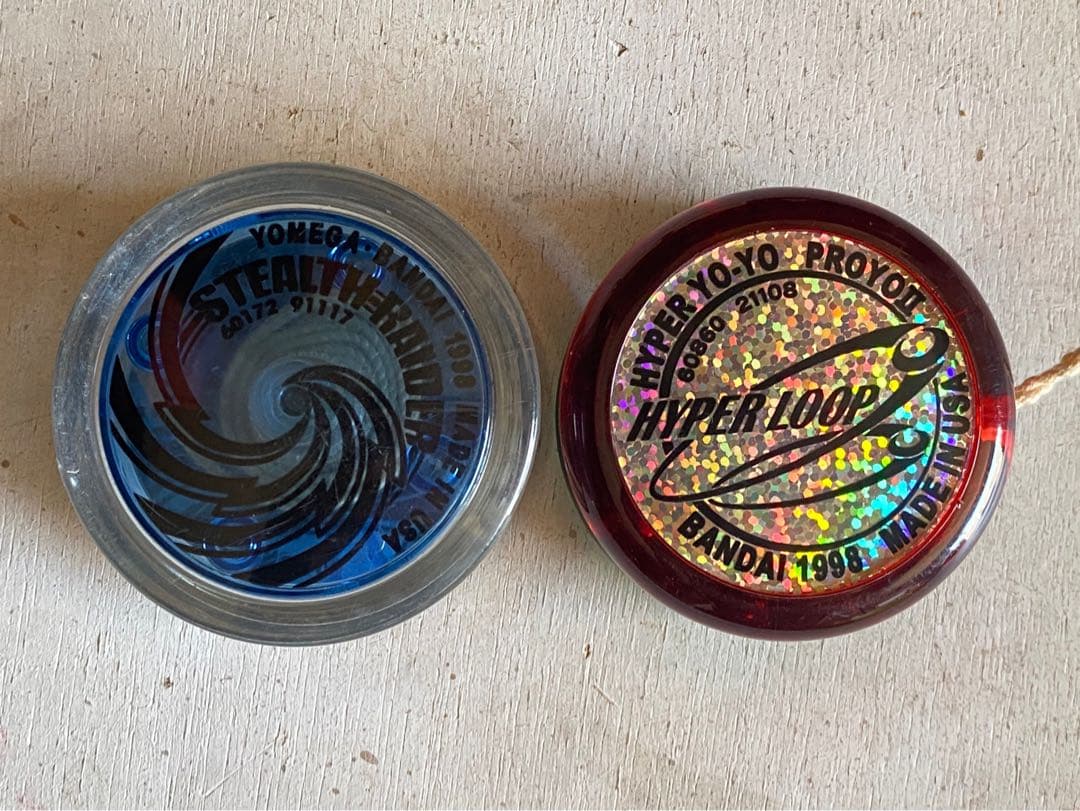 希少 未開封 ハイパーヨーヨー セット当時物 ステルスファイヤーネックキャリー