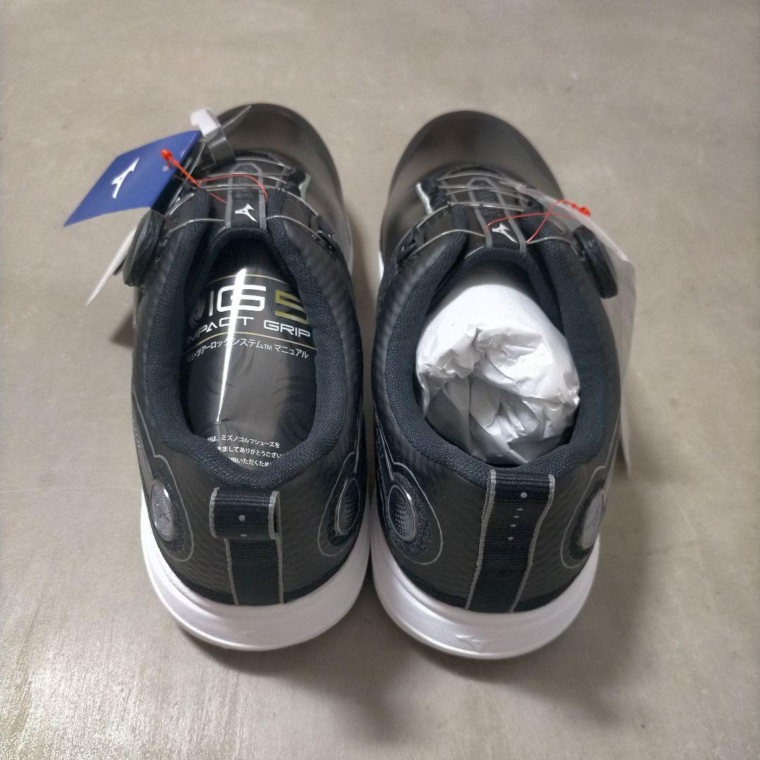 新品 未使用 26.5cm Mizuno ワイドスタイル SL ボア ブラック