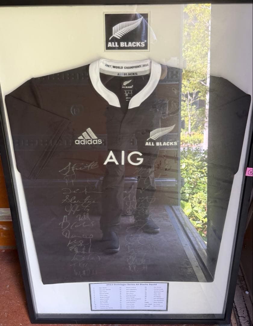 2013年 ALL BLACKS 直筆サイン入り