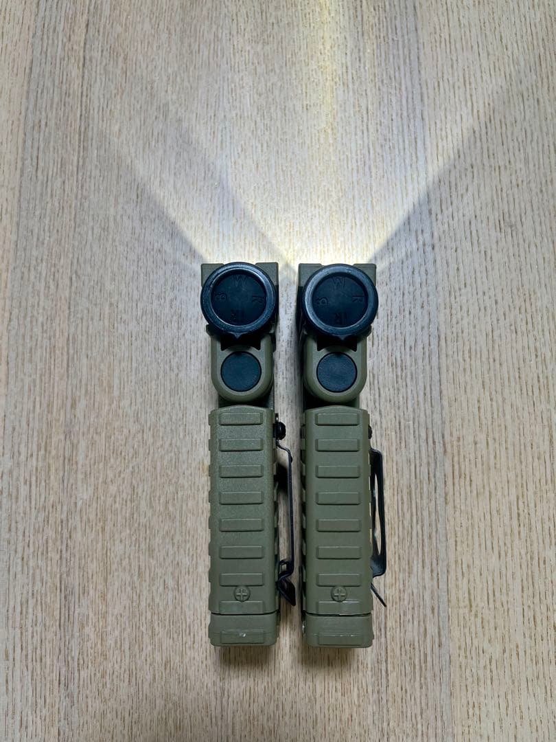 米軍放出品 デッドストック 新型STREAMLIGHT LED 懐中電灯 2台