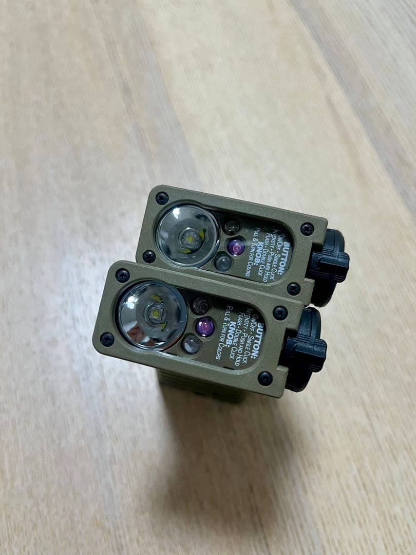 米軍放出品 デッドストック 新型STREAMLIGHT LED 懐中電灯 2台