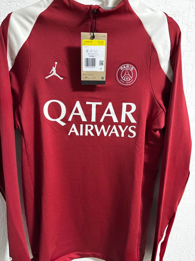 新品　タグ付き　パリ・サンジェルマン ジャージ レッド　Sサイズ