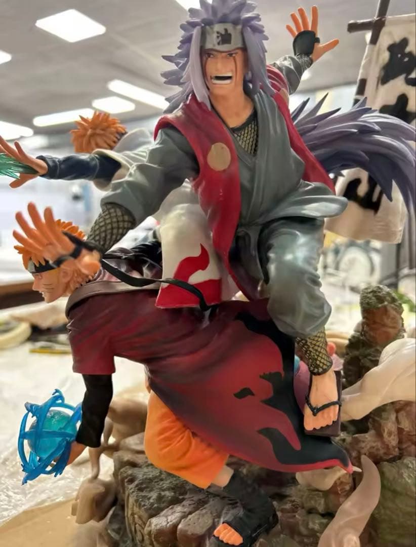 NARUTO 自来也　波風ミナト　うずまきナルト　ガレージキット　フィギュア