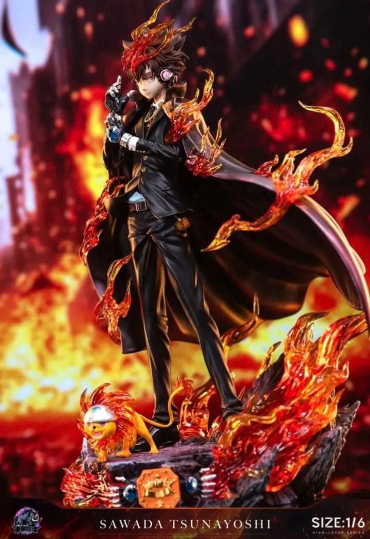 家庭教師ヒットマンREBORN! 沢田綱吉 ⑨ ガレージキット ガレキ スタチュ