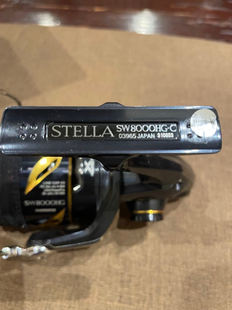 19ステラ8000HG使用回数1短時間