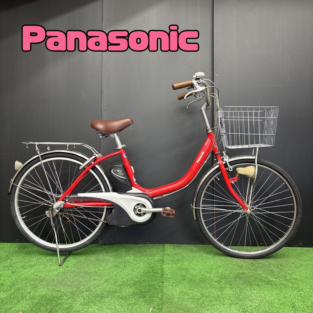 電動自転車 Panasonic ALFIT vivi レッド　75★