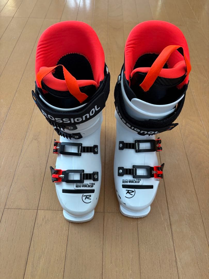 ROSSIGNOL スキー ブーツ ホワイト/レッド