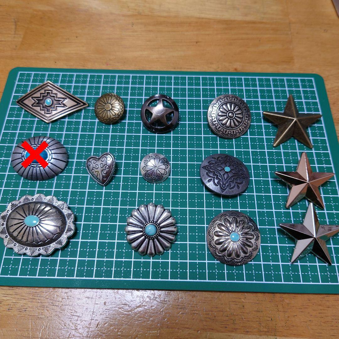 パラコード首輪　ハーフチョーク　秋カラー　オリーブ＆ブラウン　コンチョ付№101