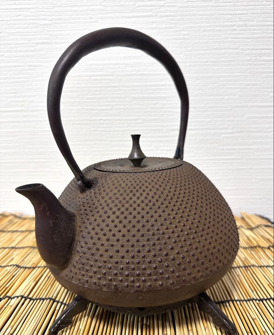 未使用品、栞付　岩手県奥州水沢佐藤鋳金工芸　現代の名工 佐藤勝久造　２０型