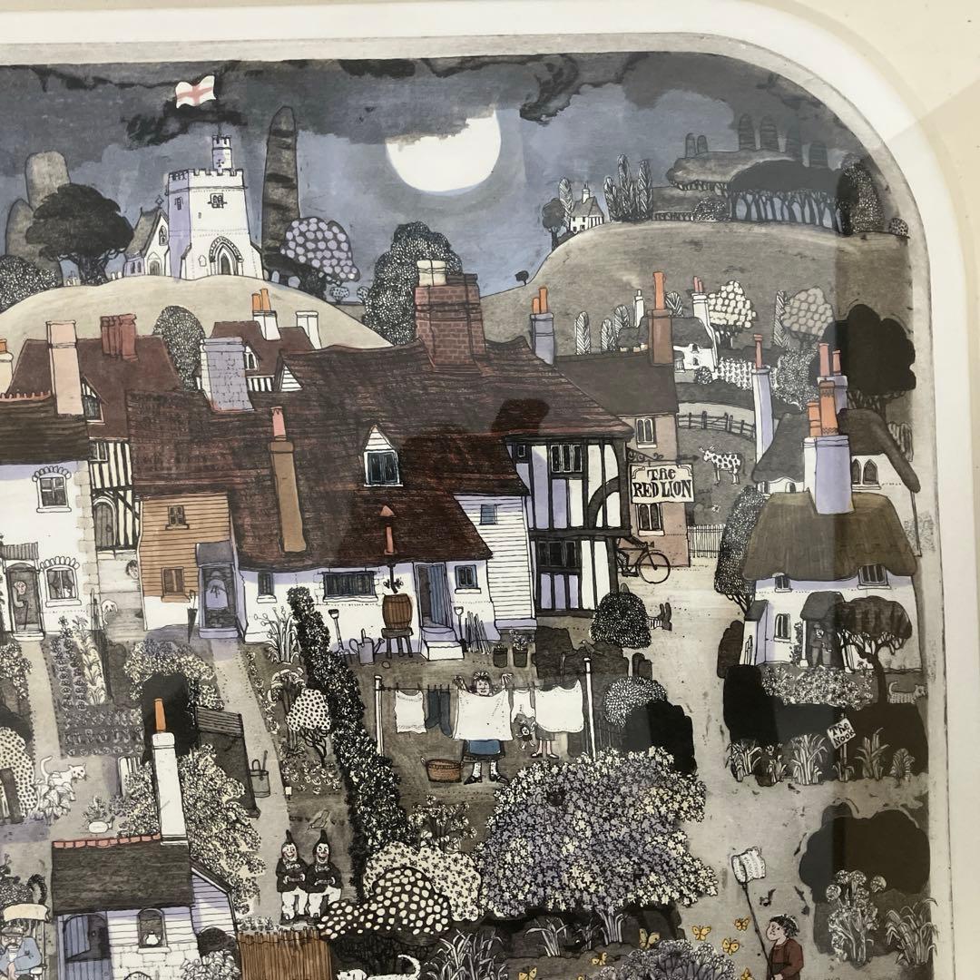 銅版画　グラハムクラーク　「バーミンテリ」