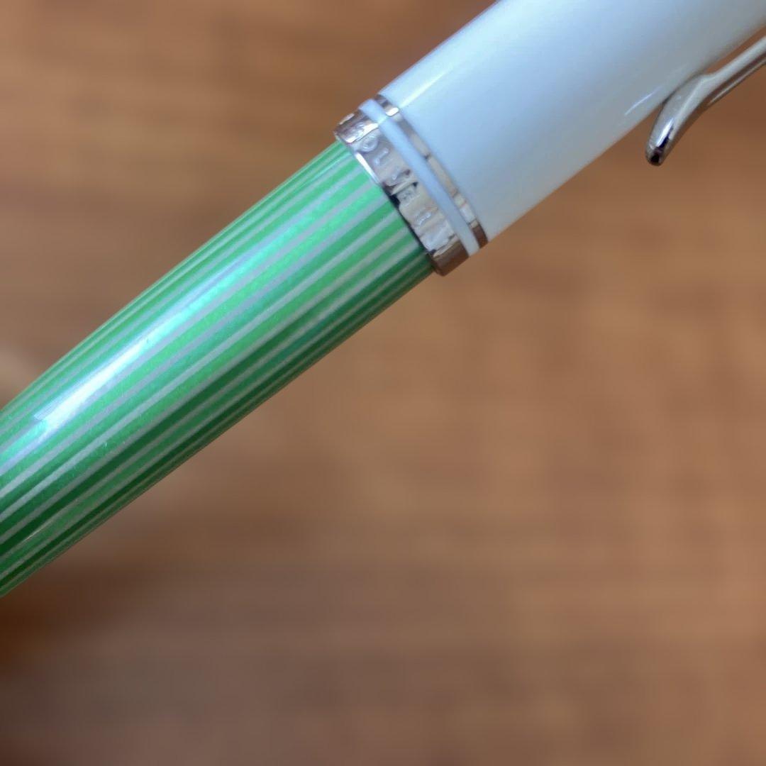 【未使用品】Pelikan 万年筆 M605「グリーンホワイト 」