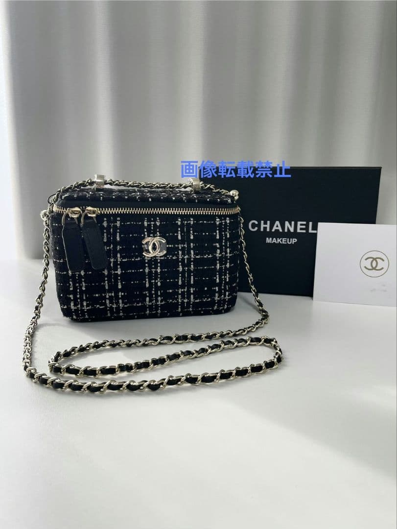 シャネル ノベルティ ツイード ショルダーバッグ