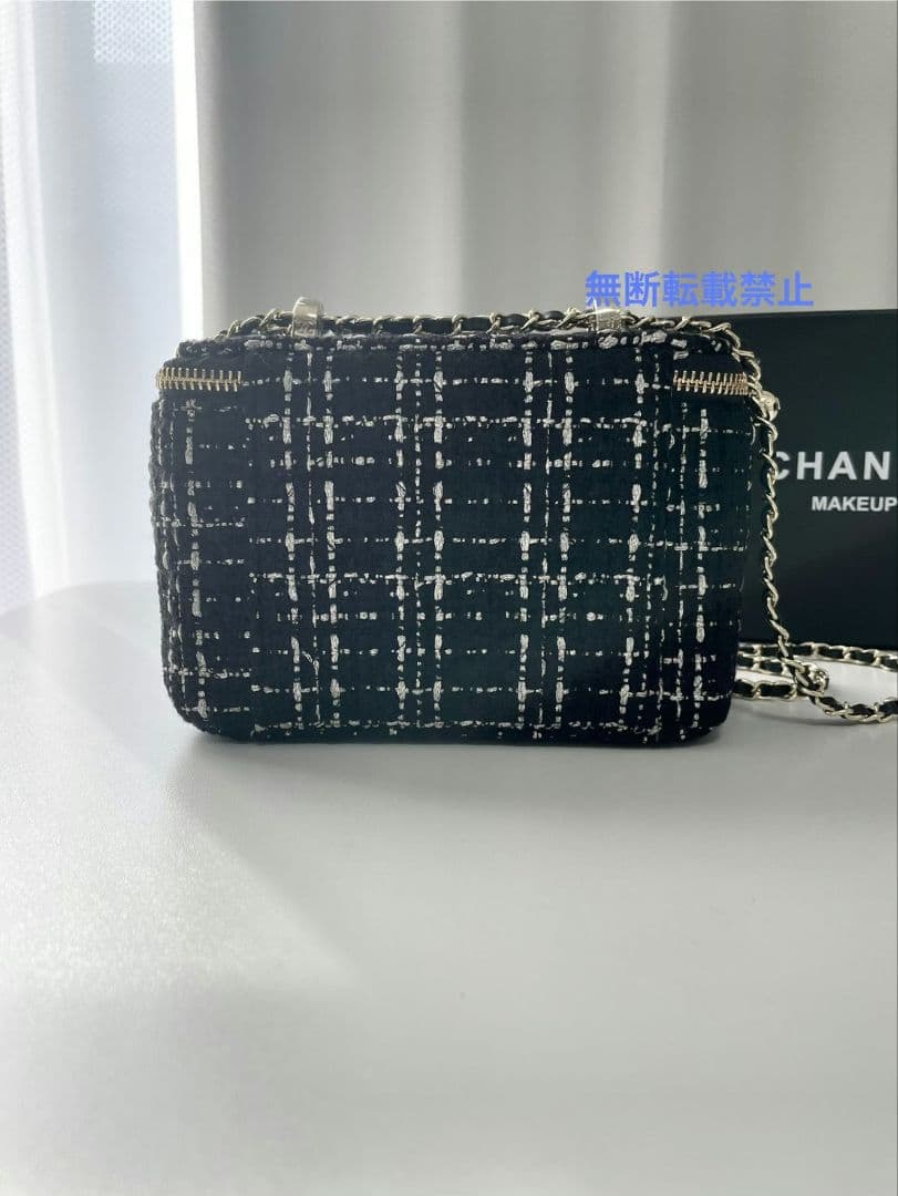 シャネル ノベルティ ツイード ショルダーバッグ