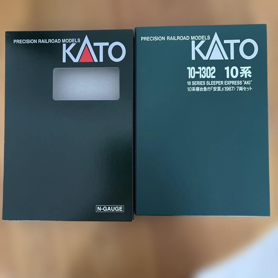 【新同】KATO 10-1302 10系寝台急行安芸7両セット⑧付属品未開封