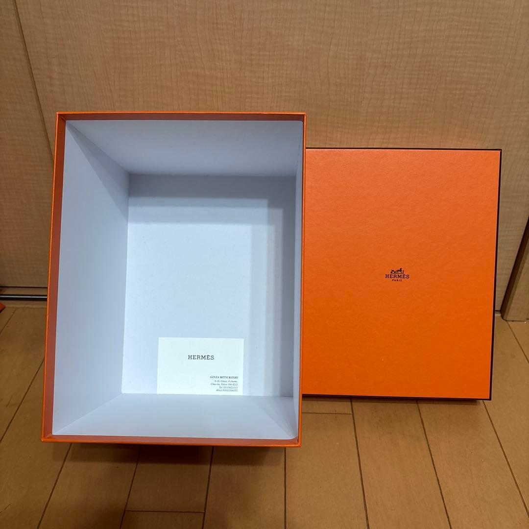 HERMES オレンジ ギフト箱 付属品付き