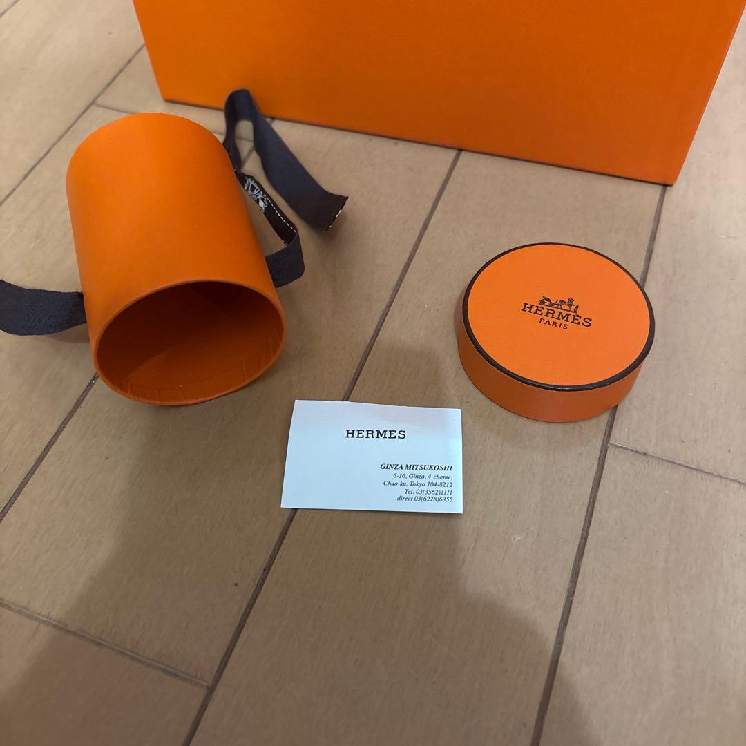 HERMES オレンジ ギフト箱 付属品付き