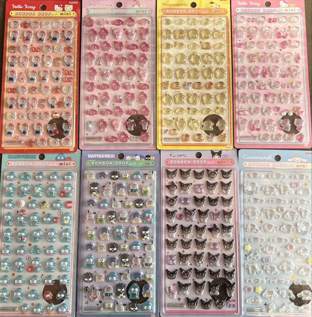 正規品‼️サンリオミニ ボンボンドロップシール