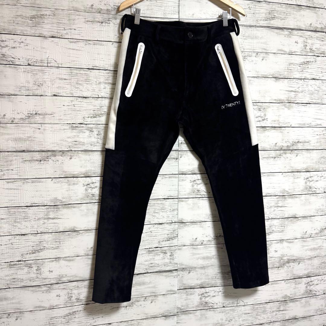 希少　限定　V12 LEON コラボ　V20 ゴルフウェア　ゴルフ　ブラック