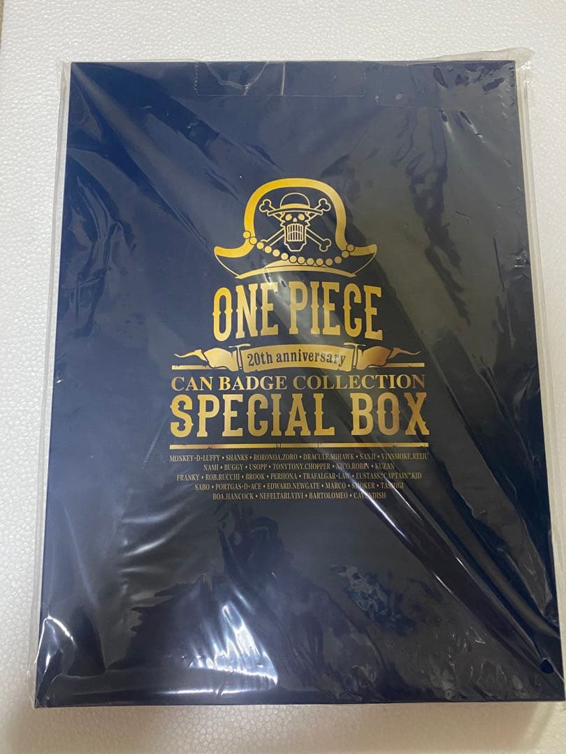 【新品・超希少】ONE PIECE 20周年缶バッジコレクション特別ボックス