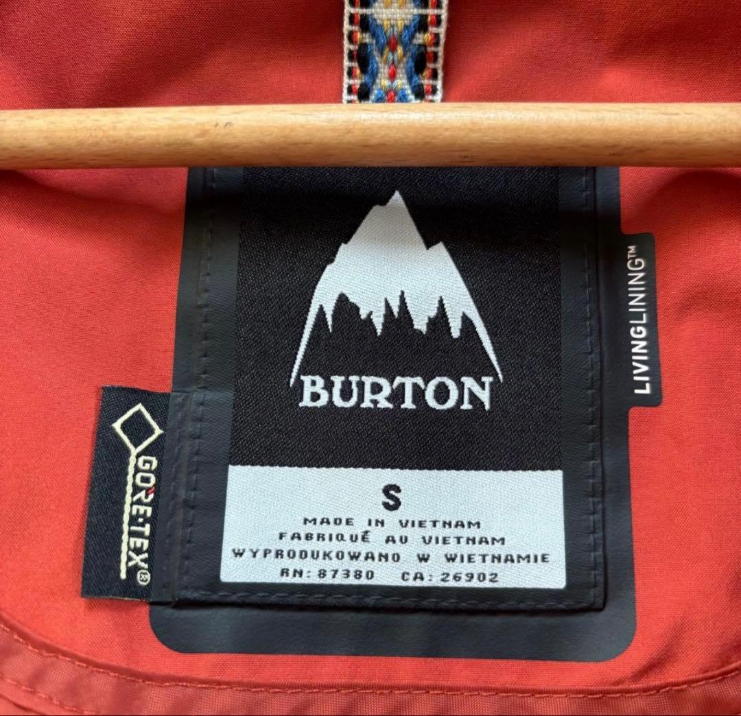 BURTON バートン　ゴアテックス　スノボウェア　オレンジ　S
