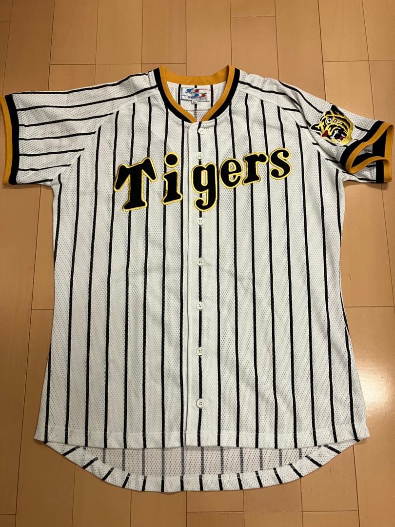 阪神タイガース　ユニフォーム　当時　復刻　シャープ産業　ミズノ　LL
