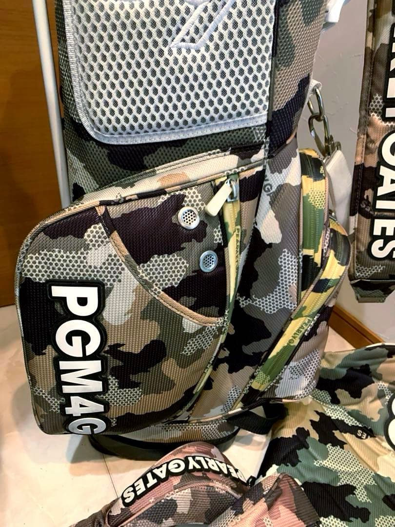 正規品　パーリーゲイツ　迷彩　カモフラ　スタンドキャディバッグ　メンズレディース