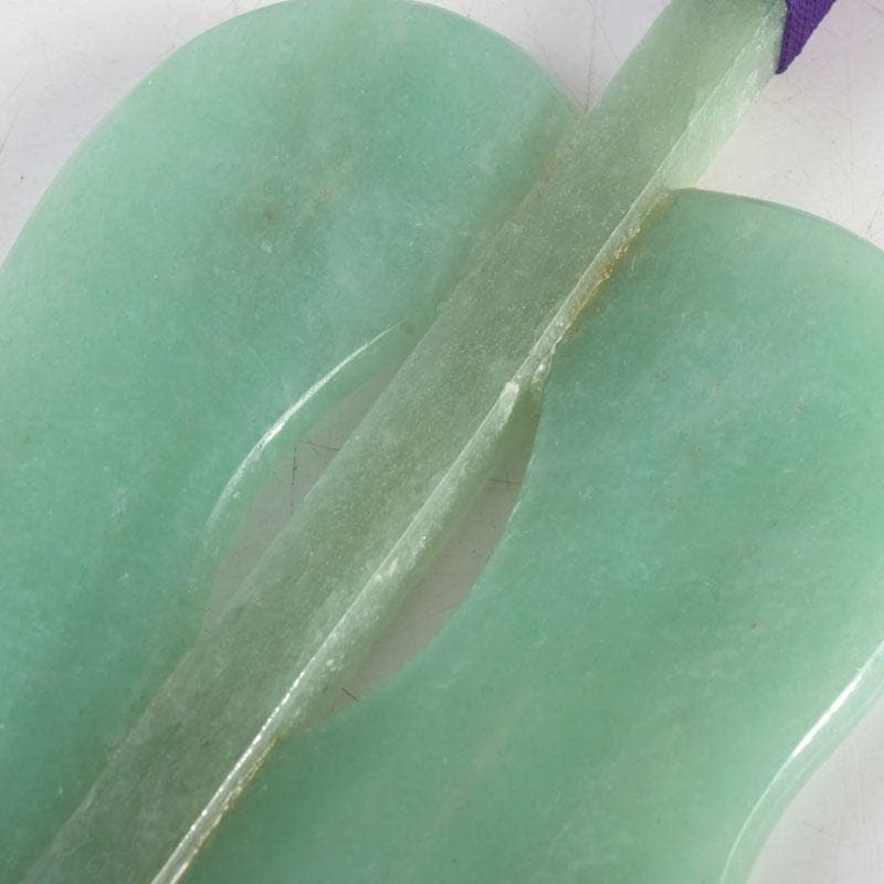 天然石　アベンチュリン　幸貴作　風林火山　軍配　縁起物　置物　共箱　V　9514